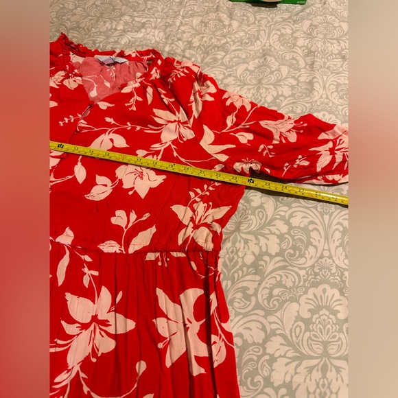 CROFT & BARROW BEAUTIFUL FLORAL PRINT MAXI DRESS SIZE PXXL - Picture 15 of 16